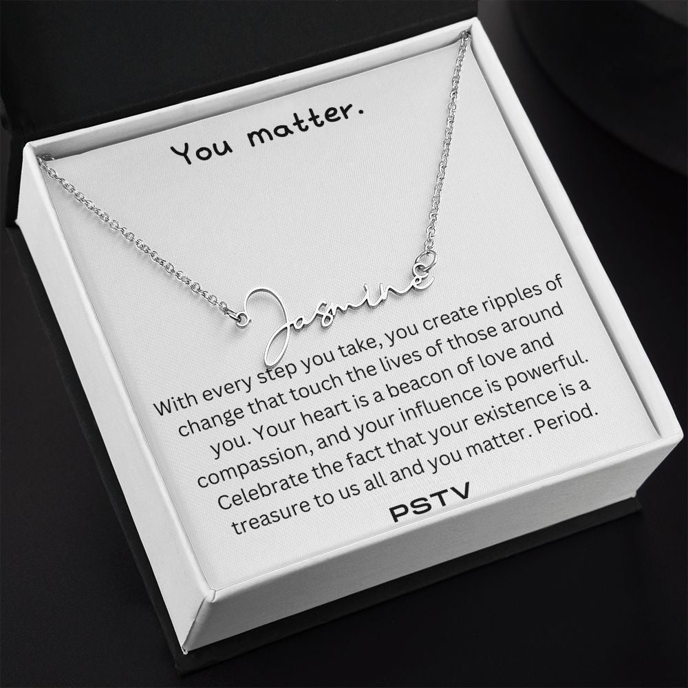 Create your name on sale necklace